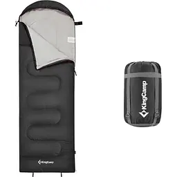 Спальний мішок KingCamp Lona 250 Black (2248.65.59) [169538] - мініатюра 2