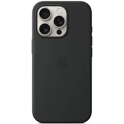 Силіконовий чохол CasePro Silicone Case with MagSafe Black для iPhone 16 Pro - мініатюра 2
