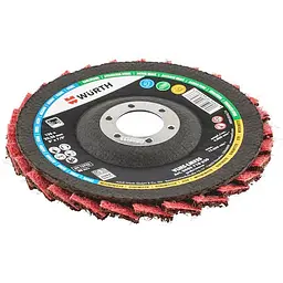 Диск пелюстковий Wurth Red Perfect 3D Coarse Zebra флісовий D125 22.23 мм (0585710320) - мініатюра 2