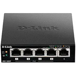 Комутатор некерований D-Link DGS-1005P