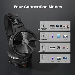 Навушники бездротові OneOdio Studio Max 1, Bluetooth, Hi-Res Wireless/LDAC +3,5мм/6,35мм Audio - мініатюра 3
