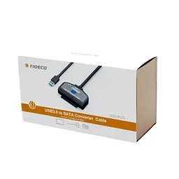Адаптер Fideco з живленням для SATA HDD/SSD USB 3.0 Чорний (FMC2PA0SA1PB 2681) - мініатюра 5