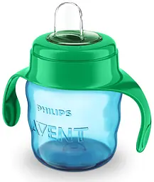 Уцінка. Чашка-непроливайка Philips Avent з м'яким носиком 6+ міс. 200 мл блакитна (SCF551/05)  - мініатюра 2