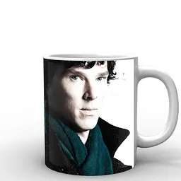 Кухоль GeekLand Шерлок Холмс Sherlock Benedict Cumberbatch SH.002.18 330 мл білий - мініатюра 3