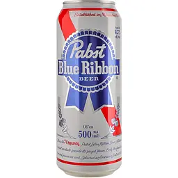Пиво Pabst Blue Ribbon світле 0.5л 5% з/б - мініатюра 2