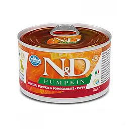 Консервований корм Farmina N&D Grain Free Pumpkin Puppy Mini Chicken Беззерновий корм з куркою, гарбузом і гранатом