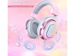 Навушники з мікрофоном Fifine H6 Pink (H6P) - мініатюра 4