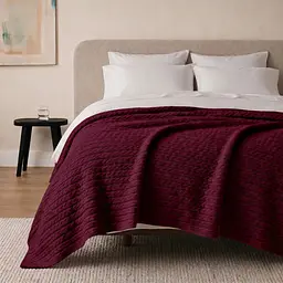 Плед покривало Cosas Ruby Knitted Braid 240х260 см косичка (Blanket_57Ruby_KnittedBraid_240x260) - мініатюра 2