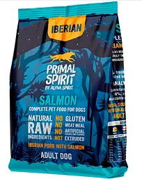 Сухий корм PRIMAL SPIRIT Iberian Salmon для дорослих собак всіх порід (з іберійською свининою та лососем) 1 кг