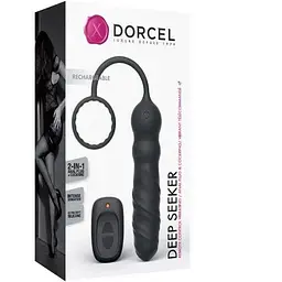 Анальний вібратор Dorcel Deep Seeker з ерекційним кільцем та пультом ДУ - мініатюра 5