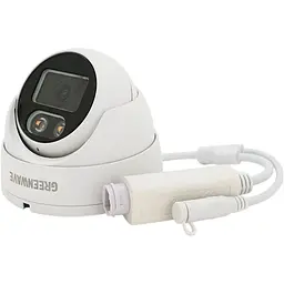 Купольна вулична камера Green Wave з мікрофоном GW IPC51D4MP30 2.8mm POE LED Підсвічування 5MП