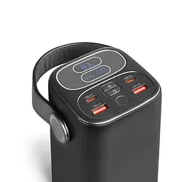 Павербанк 40000mAh TITANUM WC40 PD65W Black TITANUM (28498-000) - мініатюра 3