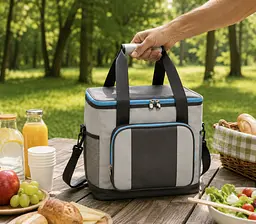 Термосумка Time Eco TE-320S, 20 л, сіра - мініатюра 2