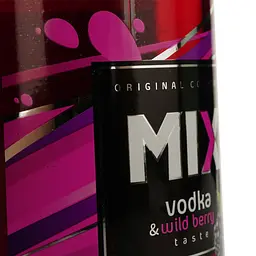 Напій слабоалкогольний MIX Vodka&Wild Berry 4% 0.33 л - мініатюра 5