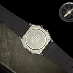 Чоловічий годинник Casio F-91WM-1B Сріблястий ( AT1141-0131 ) - мініатюра 5