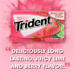 Жувальна гумка Trident Island Berry Lime 14 стіків - мініатюра 3
