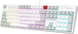 Клавіатура Bloody B230N USB White (B230N (White)) - мініатюра 2