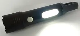Ліхтар акумуляторний LED 200+60 лм з USB-C та кольоровими фільтрами 16х3.5 см Чорний - мініатюра 6