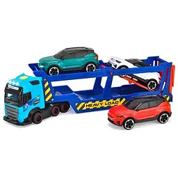 Спецтехніка Dickie Toys Автотранспортер з 3 машинками (3747017)