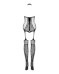 Комбінезон Obsessive Bodystocking F240 S/M/L чорний - мініатюра 6