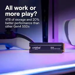 Накопичувач SSD Crucial m.2 NVMe 2TB P310 PCIe 4.0 (CT2000P310SSD5) - мініатюра 7