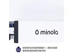 Витяжка Minola HTL 5614 WH 1000 LED - мініатюра 2