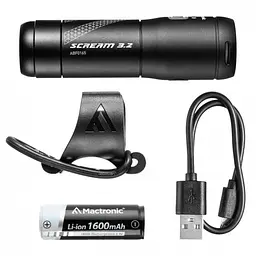 Ліхтар велосипедний передній Mactronic ScReam 3.2 (600 Lm) USB Rechargeable (ABF0165) - мініатюра 7