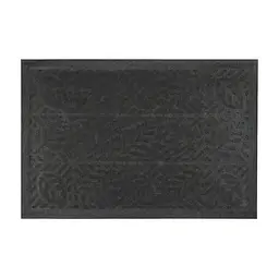 Килимок придверний Eco Fabric Листя з кромкою смарагд 40 х 60 см (4060-110) - мініатюра 2