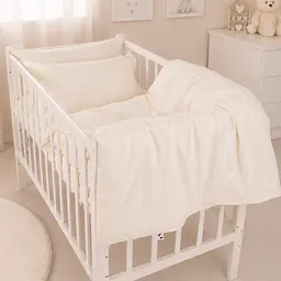 Дитяча постільна білизна MIRSON LITTLE KIDS Poplin Edition Ocean Milky White 110х160см (2200013086512) - мініатюра 3