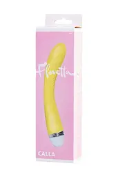 Вібратор Toyfa Flovetta Calla 22 см жовтий - мініатюра 3