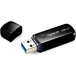 USB флеш-накопичувач Apacer AH355 64GB USB-A 3.0 Black (AP64GAH355B-1) [38150] - мініатюра 2
