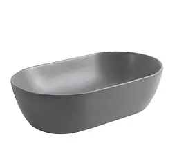 Умивальник накладний Mixxus Premium Ellipse-0109 500x300x140 мм MP6653, Графит - мініатюра 4