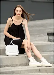 Сумка кросбоді Sambag Rose BZN білий 20 х 24 х 7 см (94000008) - мініатюра 5