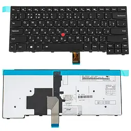 Клавіатура для ноутбука LENOVO (ThinkPad Edge: T431S T440 T440P T440S) rus чорний підсвічування клавіш