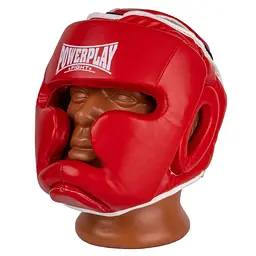 Боксерський тренувальний шолом Power Play 3100 PU, Red тренувальний - XS - мініатюра 7