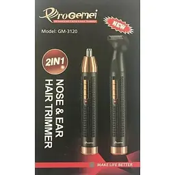 Тример для стрижки волосся носа вух брів Gemei GM-3120 2 в 1 - мініатюра 6