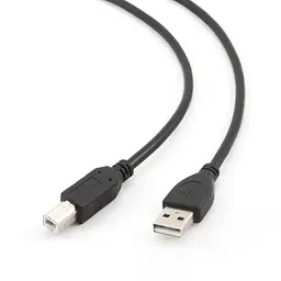 Кабель USB 2.0 AM - USB BM, 3 м, чорний, Cablexpert (CCP-USB2-AMBM-10)