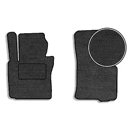 Передні ворсові килимки для Volkswagen Jetta V 2005-2010 з підп'ятником 2 шт (Carrera)
