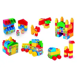 Конструктор Wader Big Blocks 100 ел. (41593) - мініатюра 3
