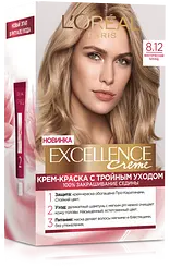 Фарба для волосся L’Oréal Paris Excellence Creme, відтінок 8.12 (містичний блонд), 176 мл (A9949700)