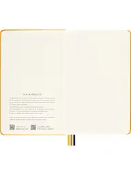 Записник Moleskine x K-Way середній, Нелінований Помаранчевий Нейлон (SKQP062KWORANGE026) - мініатюра 3