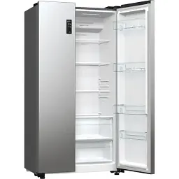 Холодильник Gorenje SBS 179х67х92 см 2 двері 356( 191) л А++ NF+ інв. зовн. диспл матовий сірий - мініатюра 4
