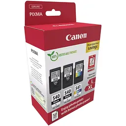 Картридж Canon PG-540 Multipack PG-540L*2/CL-541XL 2xBK Color + GP-501 Glossy Paper (5224B015) - мініатюра 2