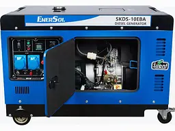 Генератор дизельний EnerSol 9/10 кВт SKDS-10EBA - мініатюра 2