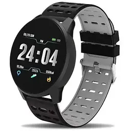 Фітнес-браслет 119PLUS Black Gray (16099)