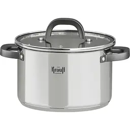 Каструля Krauff Prime Chef зі скляною кришкою 6.3 л 24 см (26-303-011)