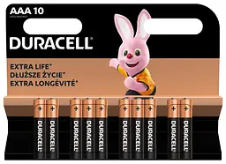 Лужні батарейки Duracell LR03 MN2400 уп. 1х10 шт. (6425679) - мініатюра 5