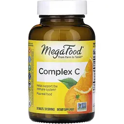 Комплекс вітаміну С MegaFood Complex C 30 таблеток - мініатюра 3
