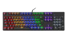 Клавіатура Motospeed CK107 Outemu Blue Ukr RGB Black (mtk96mb)