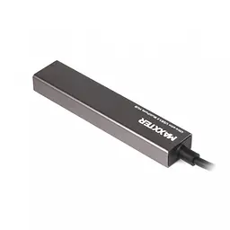 USB-Хаб Maxxter USB 3.0 4хUSB3.0 Dark Grey (HU3A-4P-02) - мініатюра 4